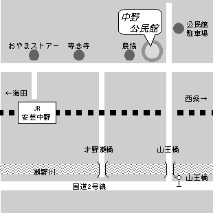 中野公民館地図