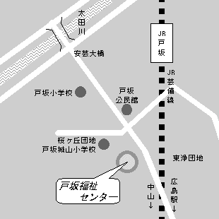 戸坂福祉センター地図